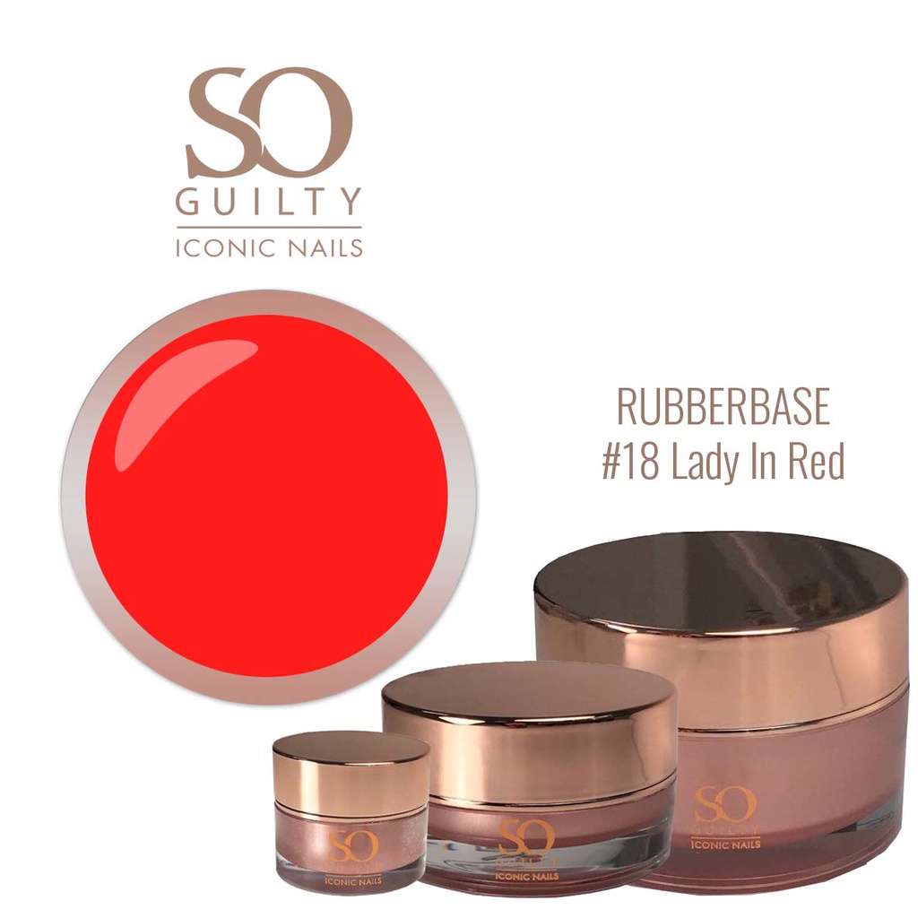 Rubber Base #18 - Utopian Gelpolish - Lady in Red