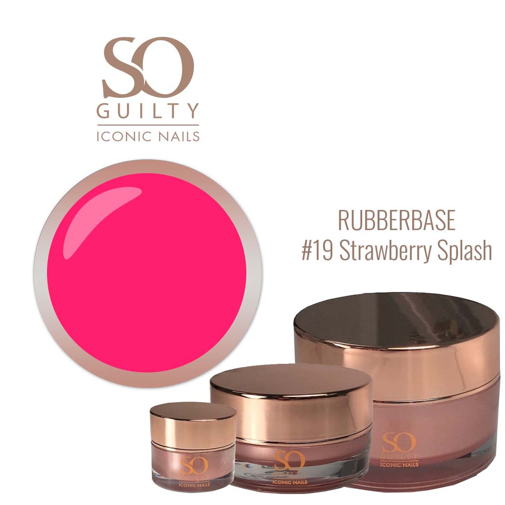Rubber Base #19 - Utopian Gelpolish - Strawberry Splash