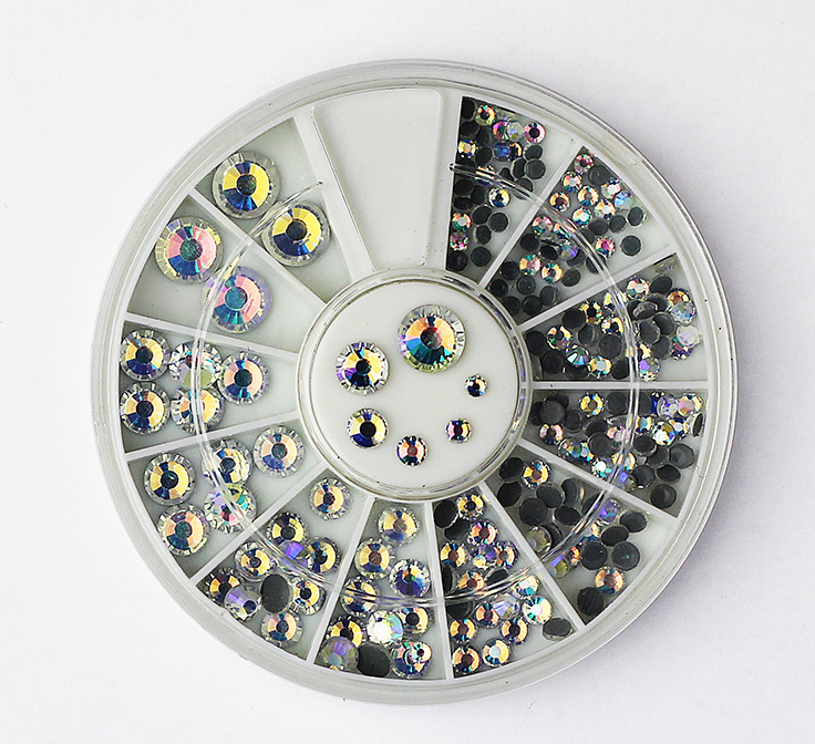 Carroussel Multi Color Rhinestone Blue 
